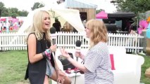 Laura Whitmore gives us some nice squats at V Festival