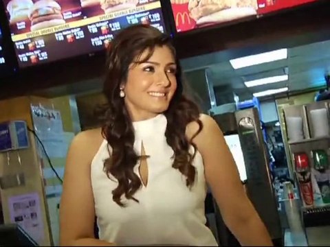 uncut:raveena tandon at event of mcdonald takes breakfast seriously