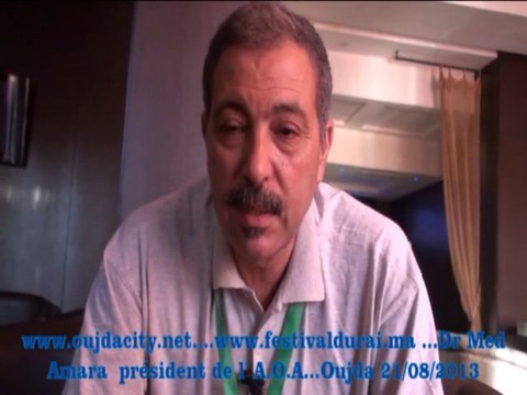 Oujda dr Mohammed Amara président de l' association oujda Art dans une declaration a oujdacity