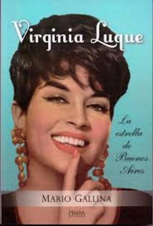 Virginia Luque con Mario Gallina