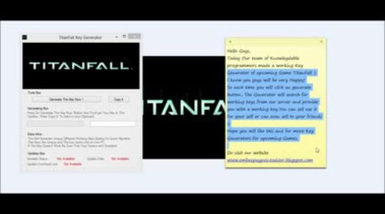 ▶ TitanFall Key Generator [Keygen] [FREE Download]