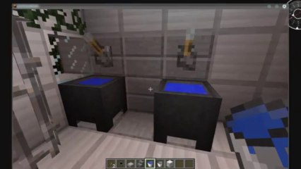 Como hacer un lava manos MINECRAFT (How to do a Bathroom sink)