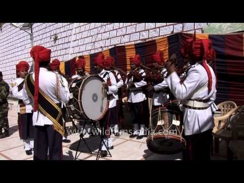 Garhwal Regiment band pays respect to Gangotri temple