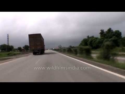 Barrelling down the highway, into Rajasthan