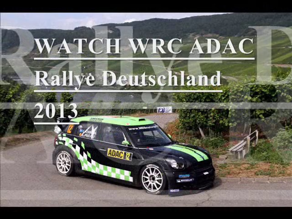 WRC Race Deutschland Rally 2nd Day Aug 2013 Live Streaming