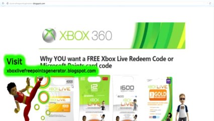 Xbox Live Microsoft Points Generator With Gold membership