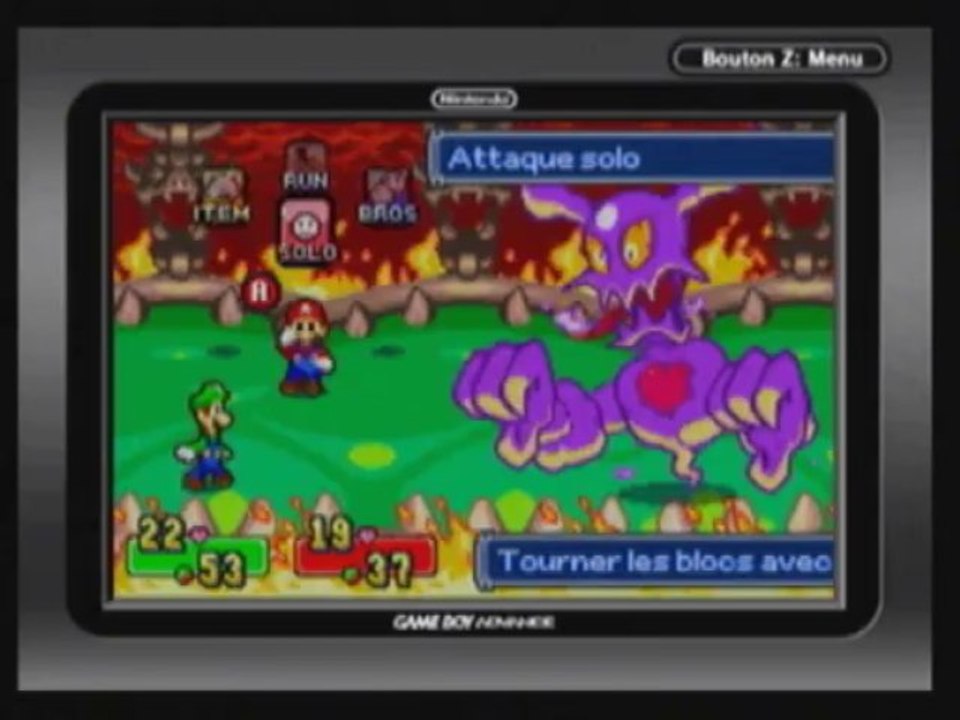 Walkthrough : M et L superstar saga-18/Le combat final