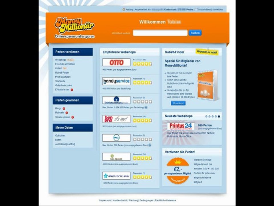 GELD VERDIENEN DURCH PUNKTE (PERLEN) SAMMELN - $ MONEY MILLIONÄR $