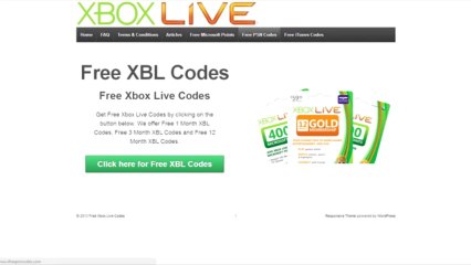 Get Free Xbox Live Codes New Method!