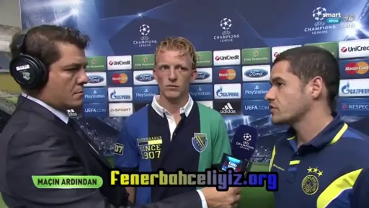 Dirk Kuyt & Arsen Wenger Röportajı 21 08 2013 F Bahçe-Arsenal