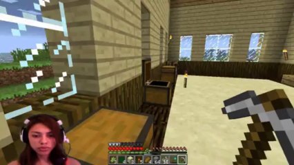 Minecraft with Zaiangel Ep. 142 Don't Go Outside! Girl Power :D