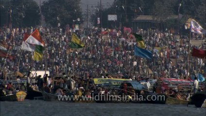 Varanasi-Allahabad kumbh mela-Arti shot-hdc-tape-7-11