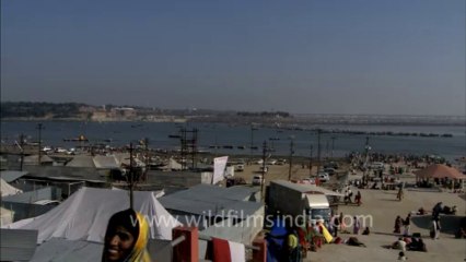 Varanasi-Allahabad kumbh mela-Arti shot-hdc-tape-7-16