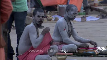 Varanasi-naga baba-juna akhada-arti-bhandara-baidyanath temple-hdc-tape-2-5