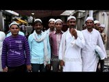 Muslims assembled at Nizamuddin Dargah for Iftar