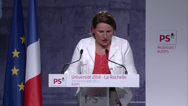 Plénière de clôture de l'Université d'été 2013 : Valérie Rabault