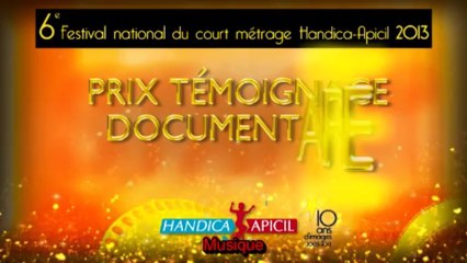 Remise des prix de la 6ème édition du Festival Handica-Apicil