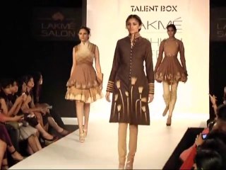 uncut:SIYAAHI COLLECTIION ON RAMP BY SONAL CHAUHAN IN LFW 2013-01
