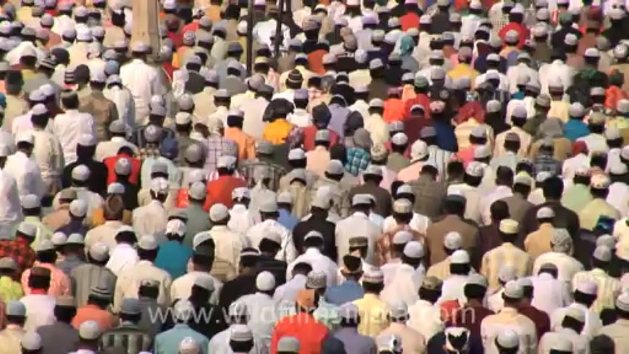 Eid in jama masjid