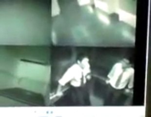 Scaring Ghost in the Elevator