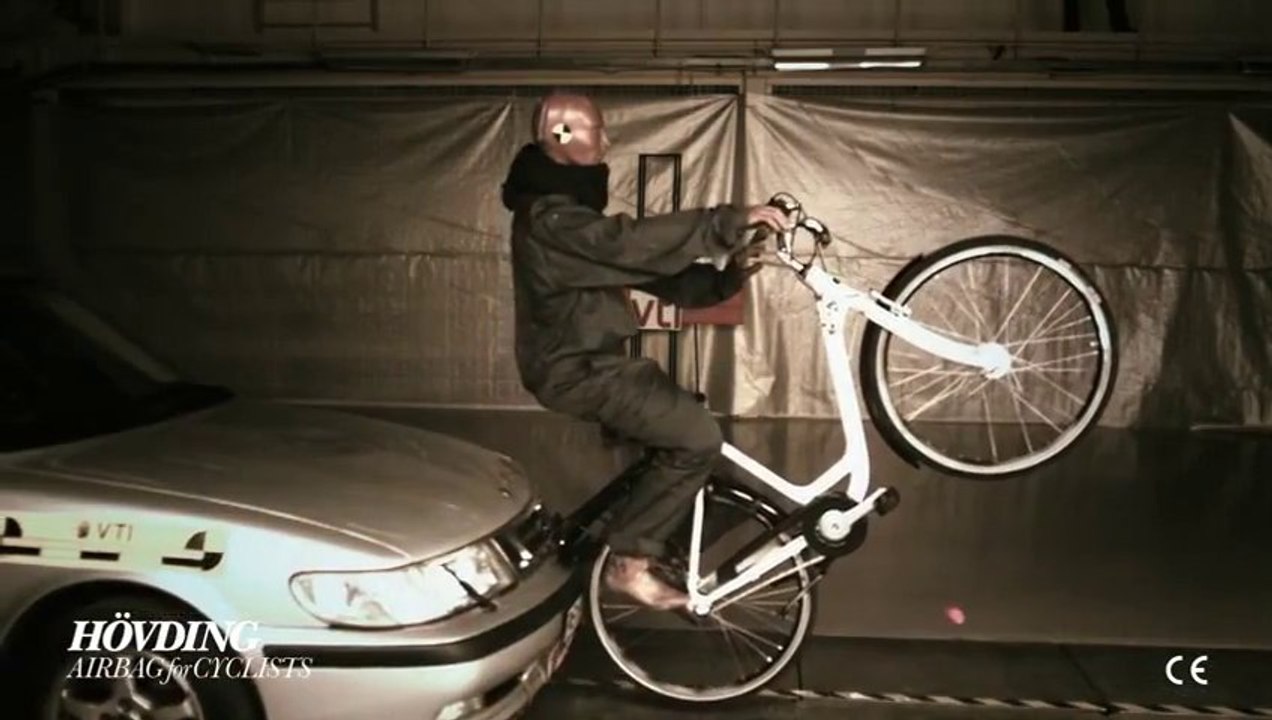 Hövding, l'airbag invisible pour cycliste.