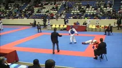 gwendoline philippe karate championnat de france 2012 combat 3