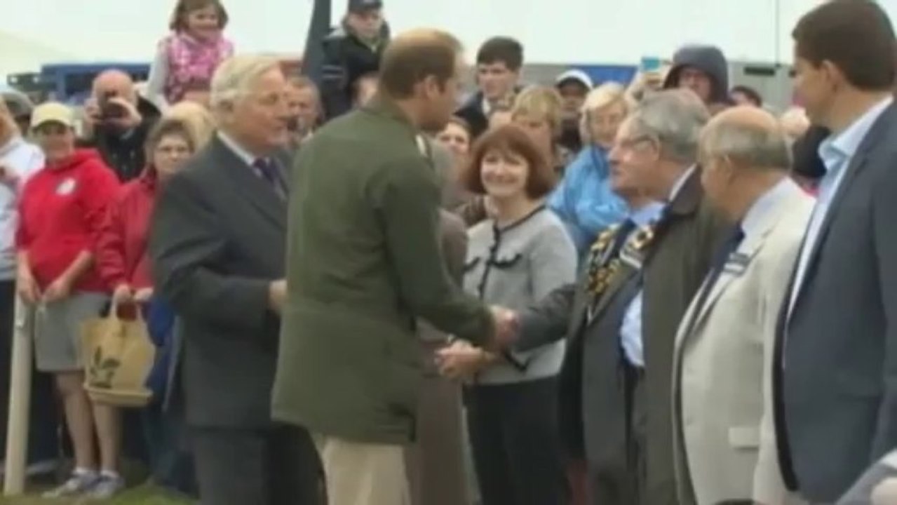 Prince William back to public duty