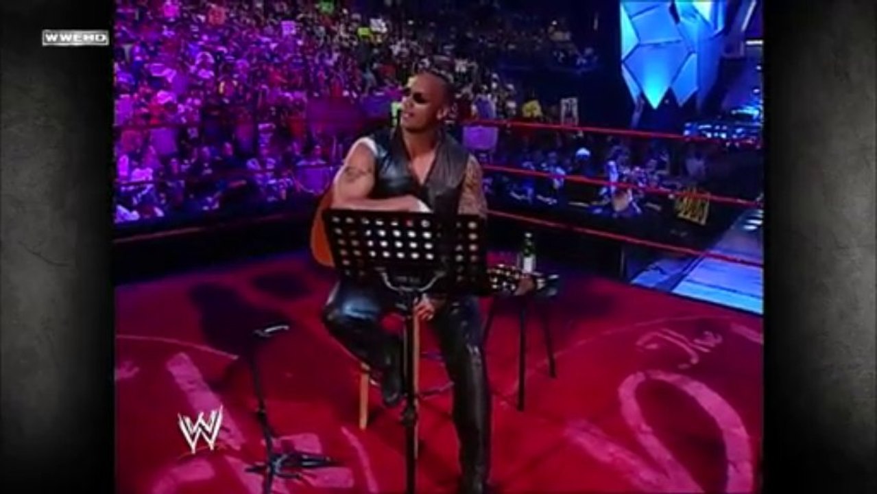 The Rock Concert #2 to Goldberg - WWE RAW 4.21.2003 HD