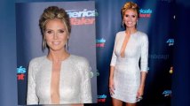 Heidi Klum Shows Off Her Own Version of the Side-Boob Look