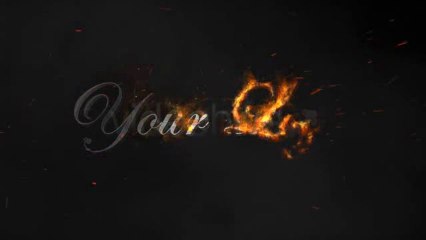 Fire Logo Reveal Pack - After Effects Template