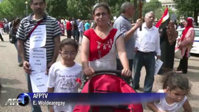 Egyptians hold anti-Brotherhood rally before W.House