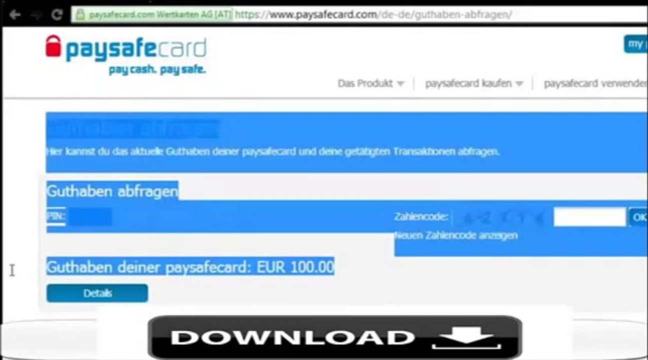 PaySafeCard Generator 2013 Link Download