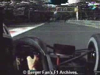 Prost onboard a Monza 91