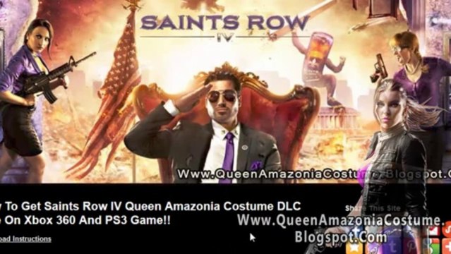 How to Get Saints Row IV The Iron Rogue Costume DLC Free!!