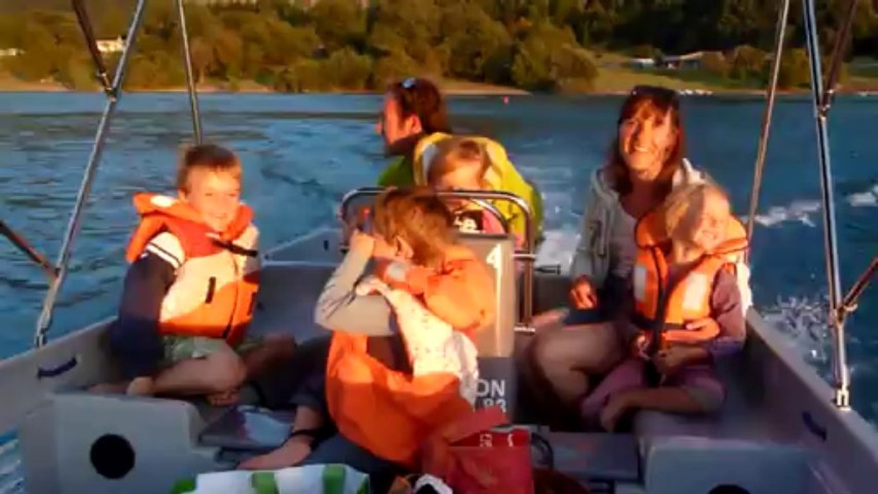 sur le bateau...