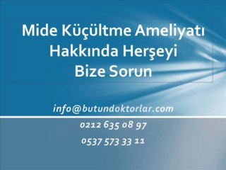 Mide Küçültme Ameliyatı Riskleri