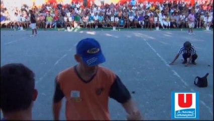 64ème du Mondial de Millau à pétanque tête-à-tête 2013 : V. DUBOIS vs P. MILEI début