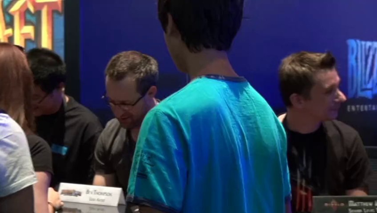 Gamescom 2013: Dédicaces des développeurs de Blizzard
