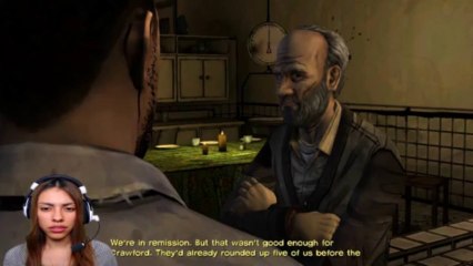 The Walking Dead Ep. 26 Rude Scary Lady! Girl Power :D (Ep. 4)