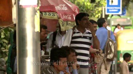 People-Safdarjung bus stop-2