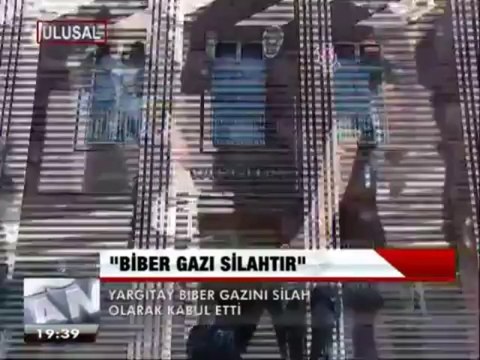 YARGITAY; BİBER GAZI SİLAHTIR
