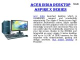 Latest Acer Laptops and Notebooks Online