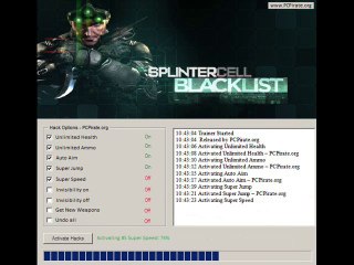 Splinter Cell: Blacklist Trainer / Hack Download [ PCPirate.org ]