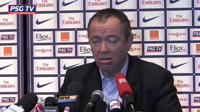 Conférence de presse de Robin Leproux