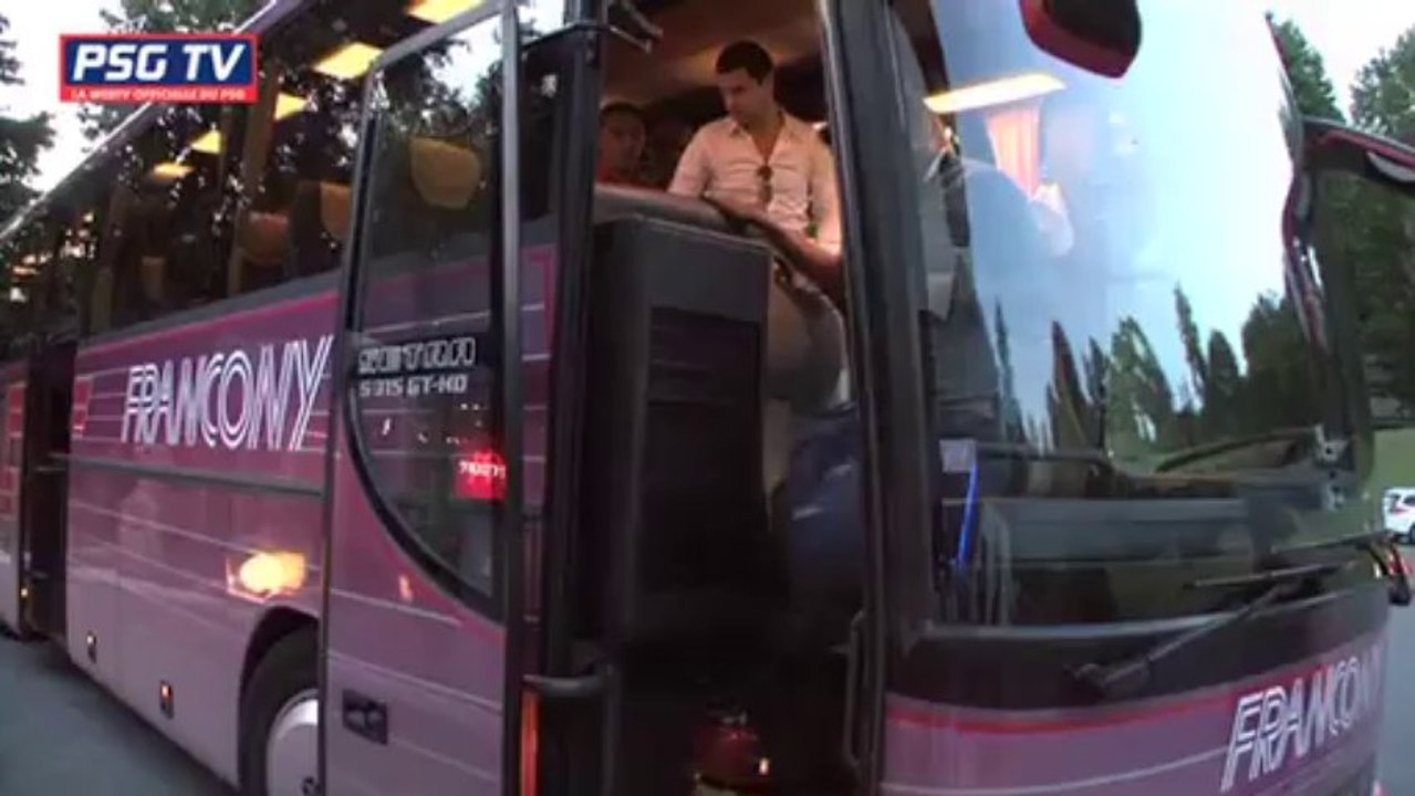 Le PSG est arrivé à Aix-les-Bains