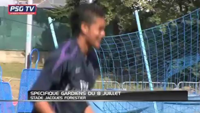 Séance physique et spécifique gardiens