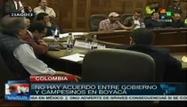 No hay acuerdo entre gobierno y agricultores de Colombia