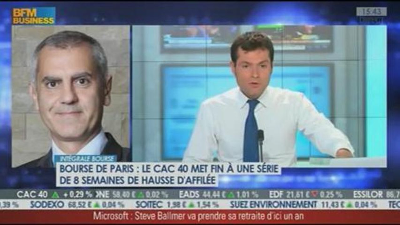 Bilan et perspectives de l'action européenne : Frédéric Potelle dans Intégrale Bourse - 23/08