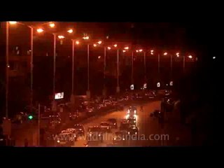 Drive through Marine Drive - major boulevard in Mumbai