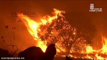 Incendio de Zamora, estabilizado pero no extinguido